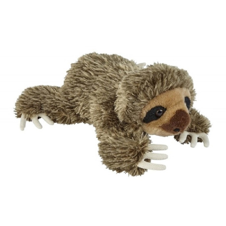 Plush brown sloth cuddle toy 25 cm