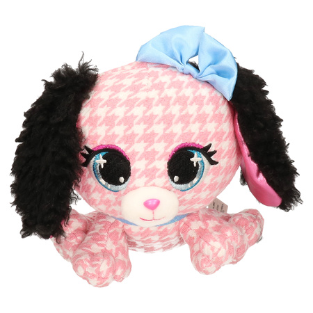 Soft toy animal P-Lushes Pets Baset hound pink 15 cm