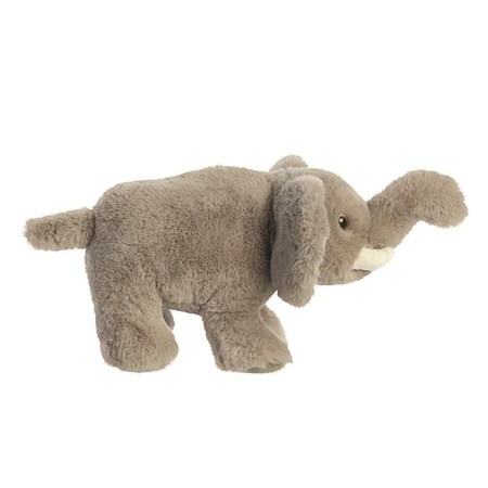 Plush soft toy animal grey olifant 26 cm