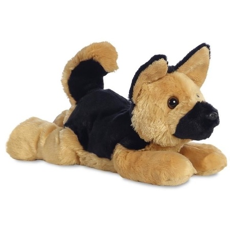 Plush German Shepherd dog cuddle toy 30 cm