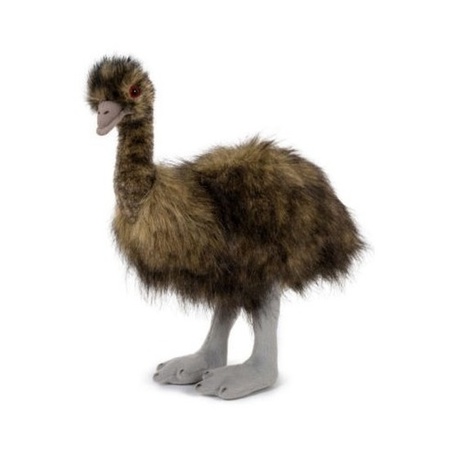 Pluche speelgoed emoe/struisvogel knuffeldier 38 cm