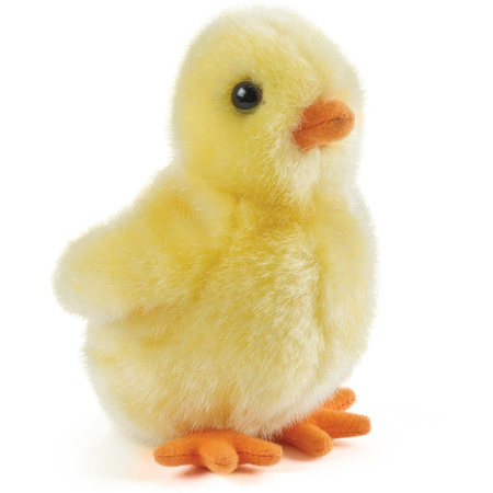 Plush little yellow cuddle chicken 12 cm