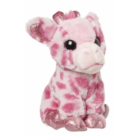 Plush giraffe pink 23 cm