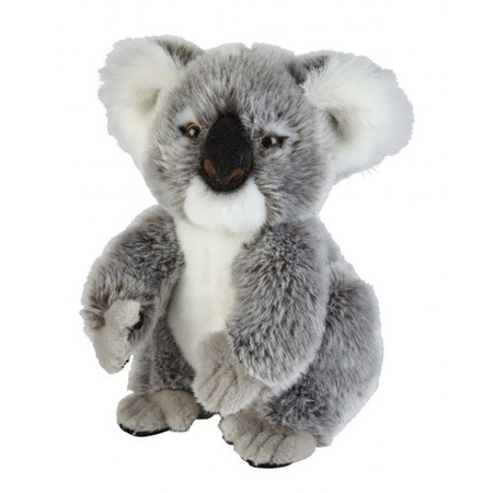Plush grey koala cuddle toy 28 cm