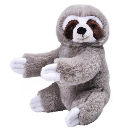 Plush grey sloth cuddle toy 25 cm