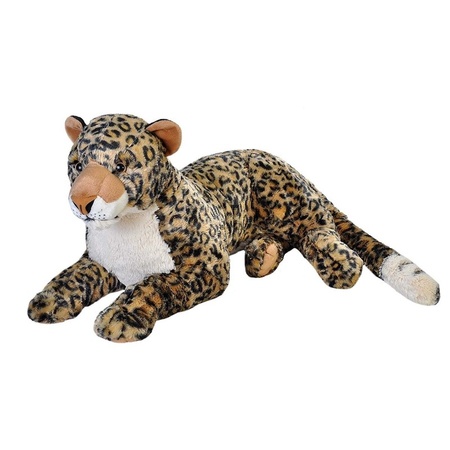 Plush leopard cuddle/soft toy 76 cm