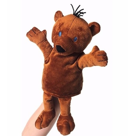 Pluche bear puppet 28 cm