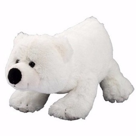 Pluche ijsbeer knuffeldier 17 cm