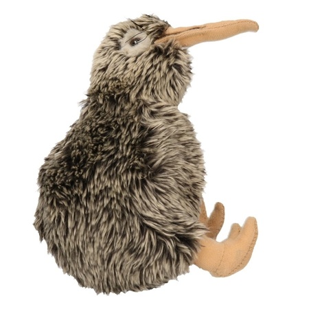 Pluche Nieuw Zeelandse kiwi vogels knuffel 20 cm