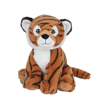 Soft toy animal brown tiger 25 cm