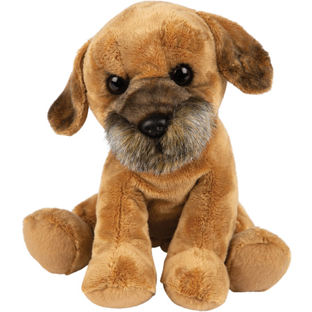 Soft toy animals Border Terrier dog 22 cm - Dogs