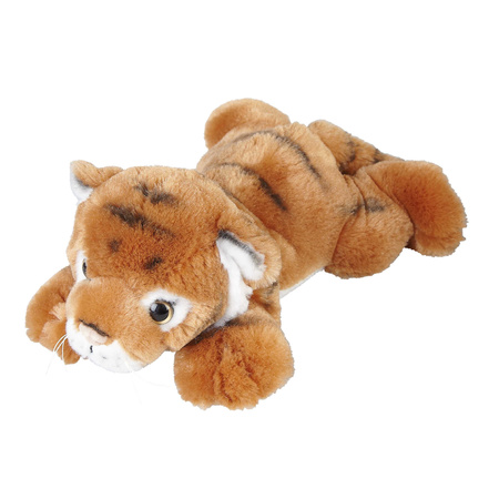 Knuffel tijger 25 cm cadeau sturen met XL Happy Birthday wenskaart