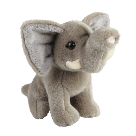Soft toy animals set elephant and meerkat 18 cm