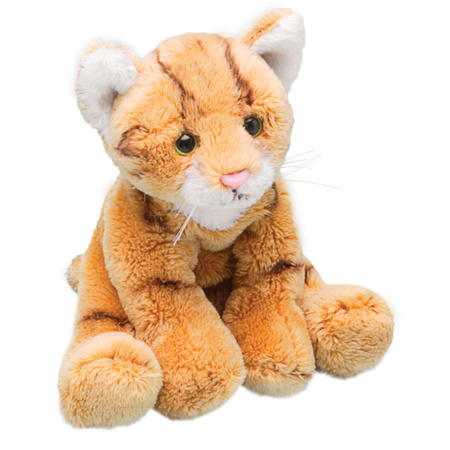 Soft toy animals Orange Tabby Cat 13 cm