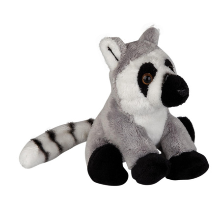 Soft toy animals Ringtailed Lemur monkey 15 cm