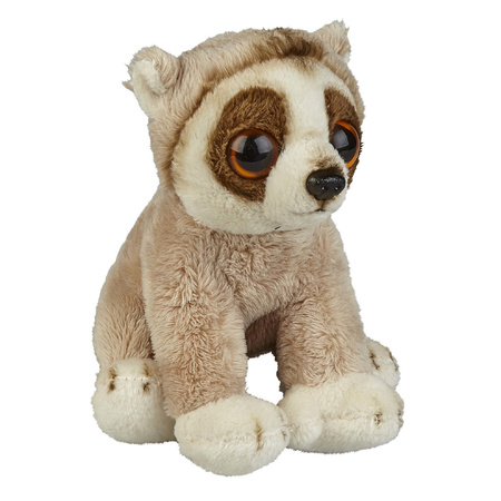 Forrest animals soft toys 2x - Maki monkey and Sloth 15 cm