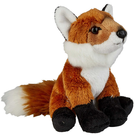 Forrest animals soft toys 2x - Fox and Badger 15 cm