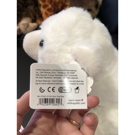 Knuffeldier ijsbeer 20 cm