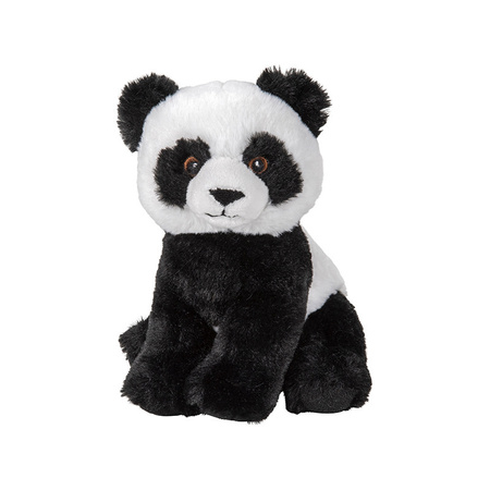 Cadeauset kind - Panda knuffel 19 cm en Drinkbeker/mol Panda 300 ml