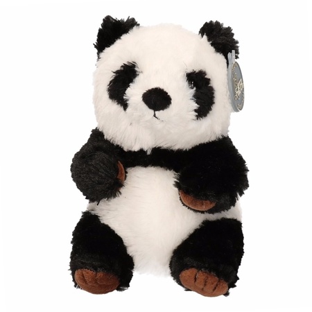 Zittende panda beer 19 cm