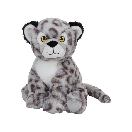 Soft toy animal snow leopard 19 cm