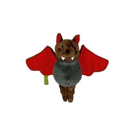 Plush bat red wings 14 cm