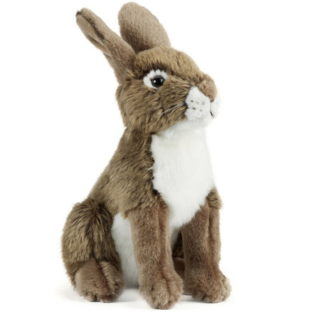 Pluche zittend konijn/haas knuffeldier 30 cm