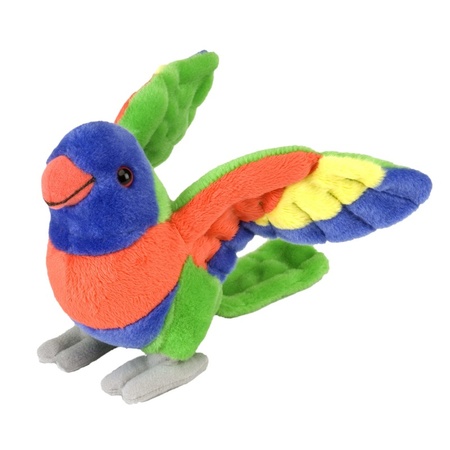 Plush lorikeet bird cuddle/soft toy 25 x 20 x 10 cm