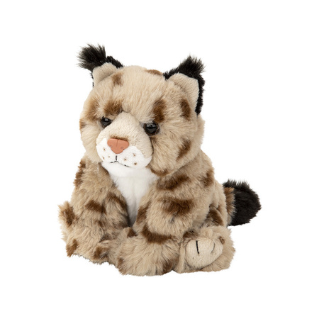 Plush soft toy animal Lynx puppy 14 cm