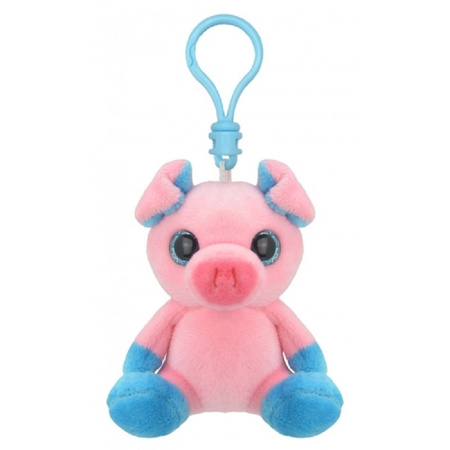 Plush pig soft toy keychain 9 cm