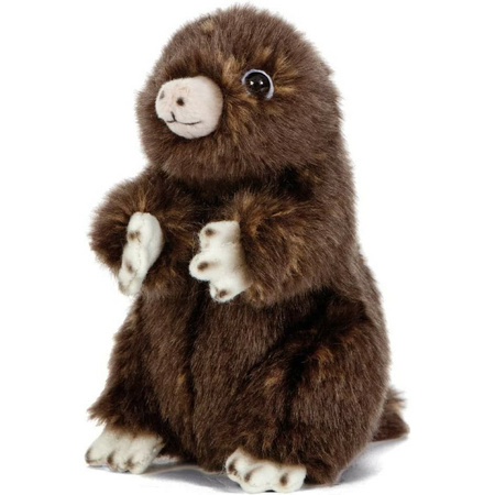 Plush mole cuddle toy 14 cm