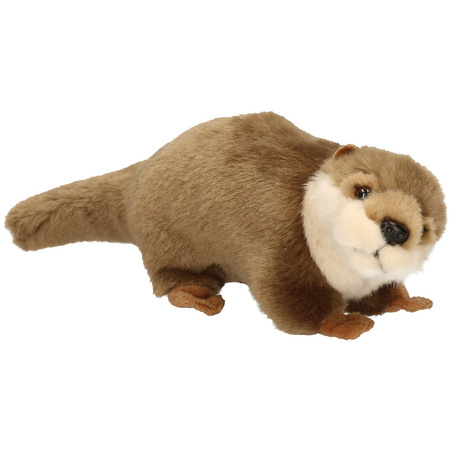 Plush soft toy animal river otter 28 cm