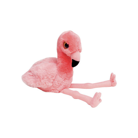 Plush soft toy animal Pink Flamingo 23 cm
