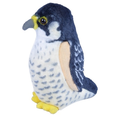 Plush peregrine falcon bird  with sound 13 cm