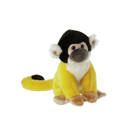 Monkey series soft toys 2x - Maki monkey and Squirrel monkey 18 cm
