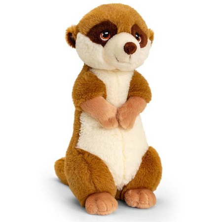 Meerkats family soft toys set of 2x pieces 18 and 30 cm