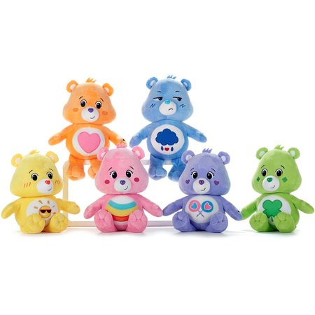 Set of 2 Care Bears blue and green 28 cm
