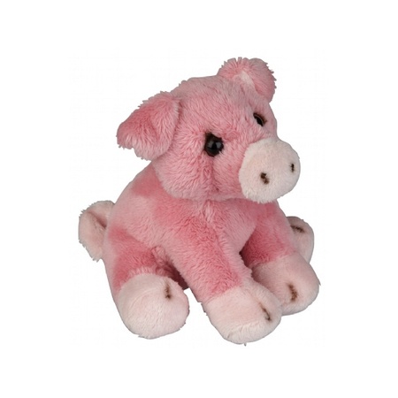 Farm animals soft toys 2x - Pig and Horse 15 cm