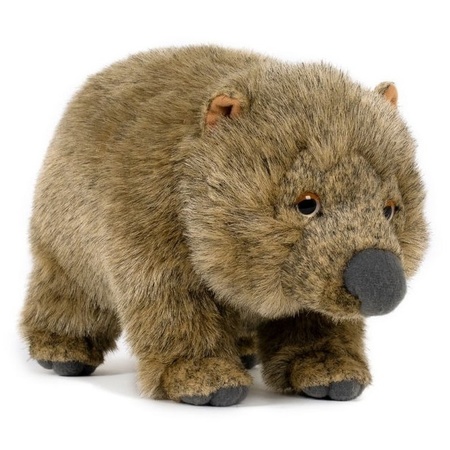 Pluche speelgoed wombat knuffeldier 25 cm