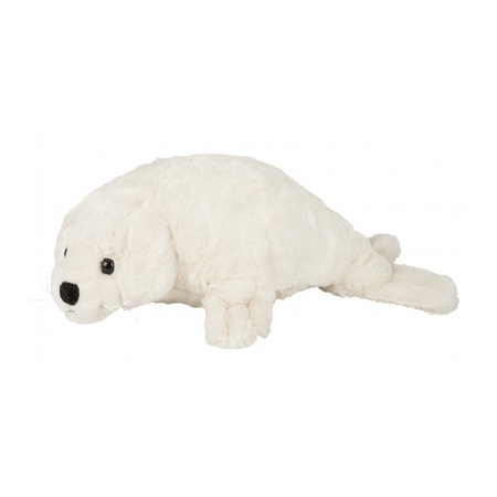Plush white seal 40 cm