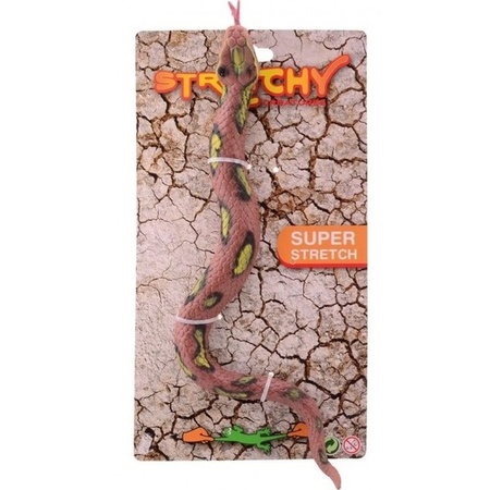 Rubber toy Python stretchable 27 cm