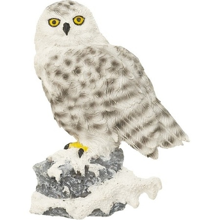 Snowy owl magnet 7 cm