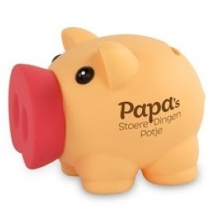 Money pig bank Dads though things jar