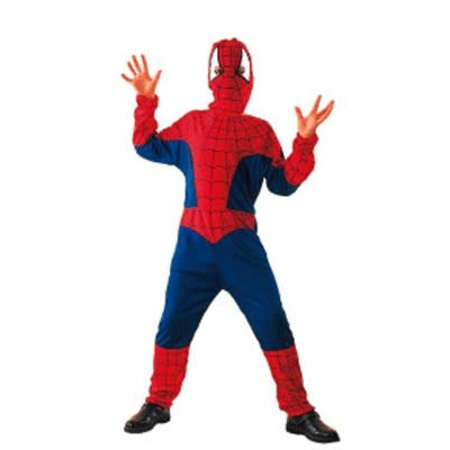 Verkleedkleding spinnenheld pak maat S voor kinderen