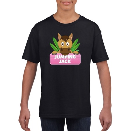 Jumping Jack t-shirt black for children