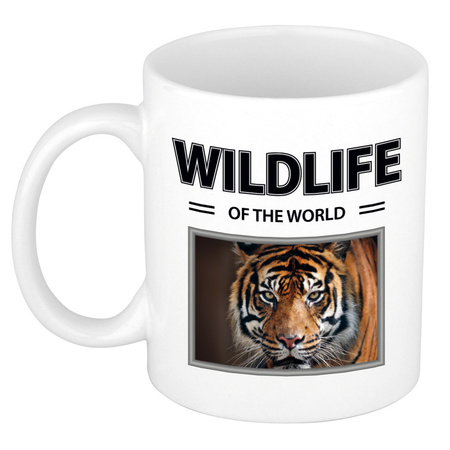 Foto mok tijger mok / beker - wildlife of the world cadeau tijgers liefhebber