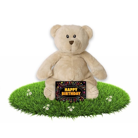 Bear Buster plush 23 cm + free birthday card