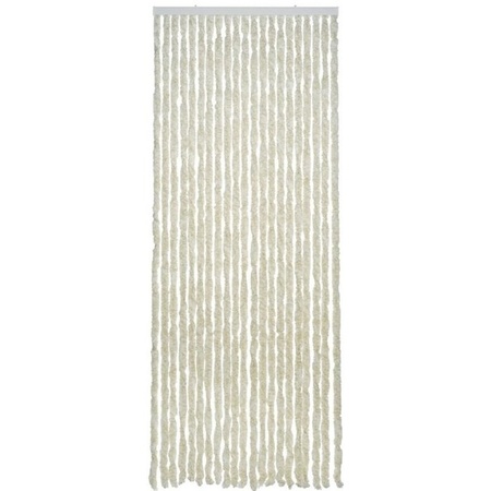 Fly door curtain beige/white 90 x 230 cm