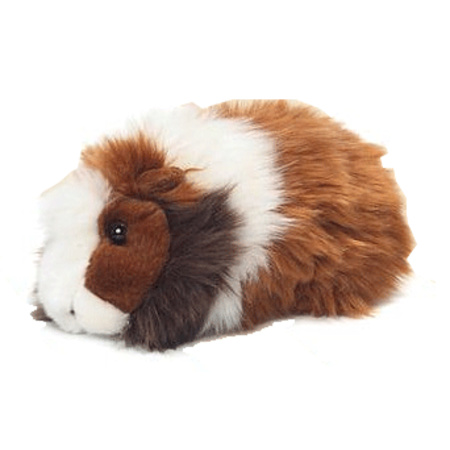 Plush guinea pig brown 19 cm