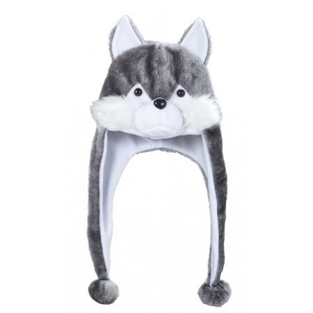 Wolf hat for adults